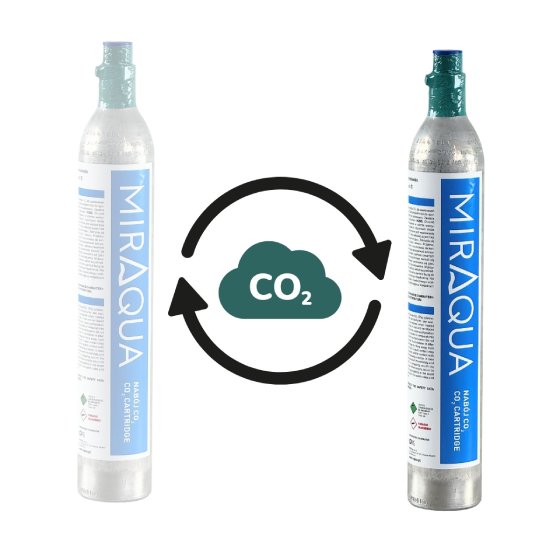 Napełnienie butli CO₂ do OPUS Miraqua