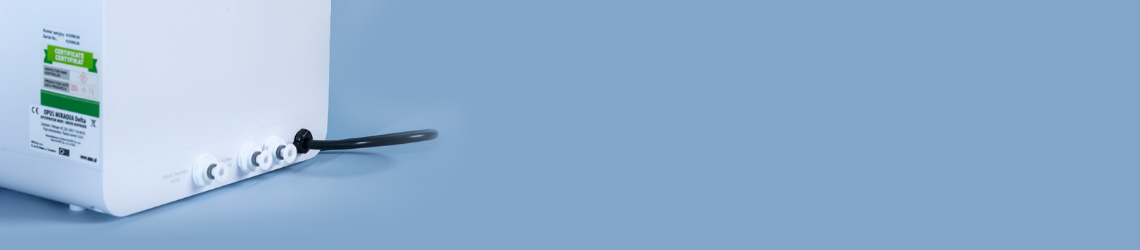 Dystrybutor z podłączeniem do sieci wodociągowej