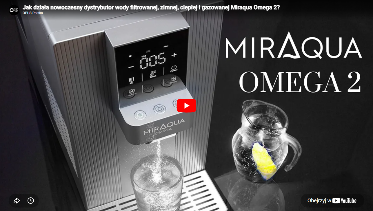 Wielofunkcyjny dystrybutor filtrujący wodę OPUS Miraqua Delta