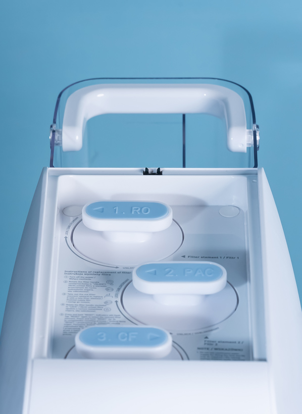 Trzystopniowy system filtracji