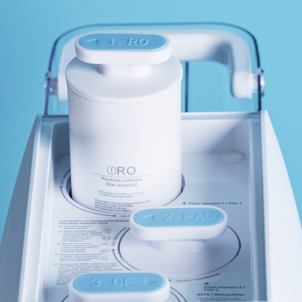 Łatwa wymiana filtrów i bezproblemowa obsługa