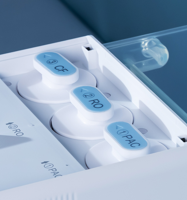 Trzystopniowy system oczyszczania